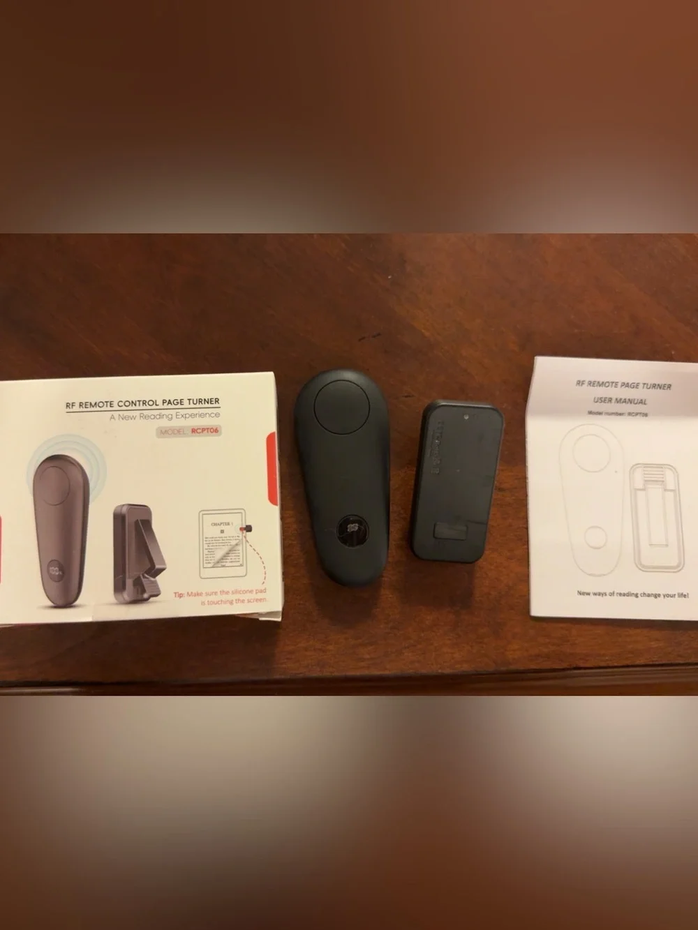RF Remote Control Page Turner - Black